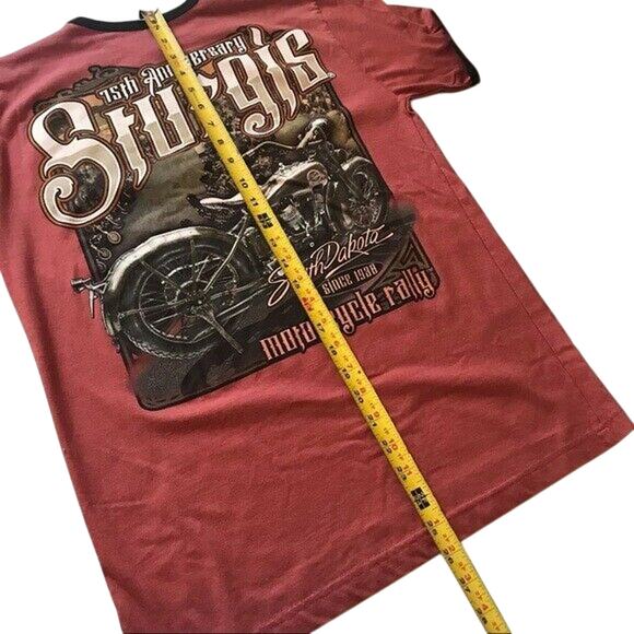 Sturgis Motorcycle Rally Men's Small 75th Anniversary Shirt South Dakota Harley - Picture 8 of 8